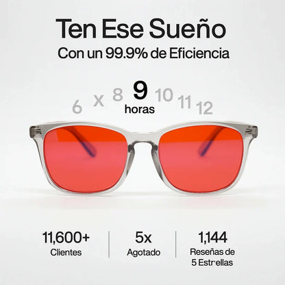 FLOW® | Gafas Rojas Anti Luz Azul unisex